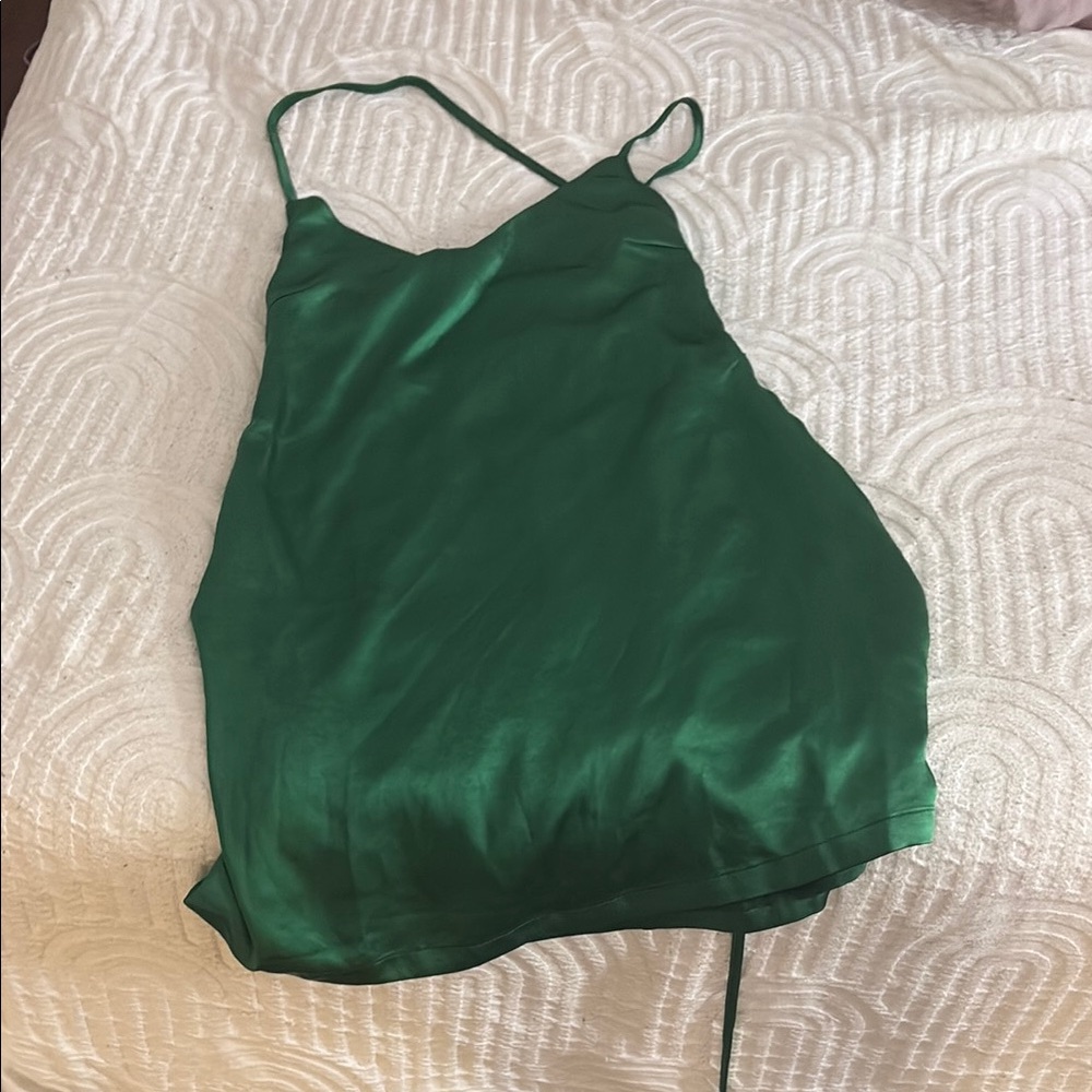 Lulus Green Hoco dress